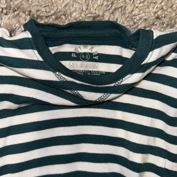 Primary Organic Cotton pj set in spruce 4-5 - Picture 3 of 4